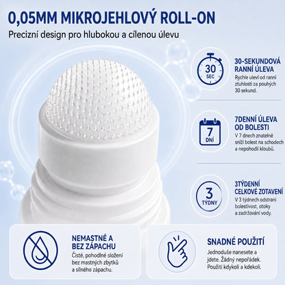 OFICIÁLNÍ OBCHOD | IFMAGIC® 0,05 mm Mikroneedle Rychle Působící Roll-On pro Úlevu Kloubů a Kostí🎃